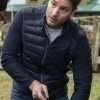 Justin Hartley Black Puffer Jacket