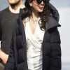 The Ministry Of Ungentlemanly Warfare 2024 Eiza Gonzalez Black Puffer Coat