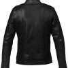 Valentines Day Couple Black Leather Jacket