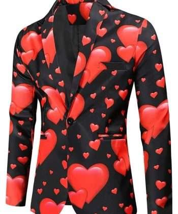Valentines Day Black Blazer