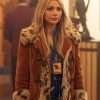 Quantum Leap S01 Jamie Farmer Brown Shearling Jacket