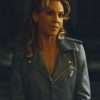Hilary Swank Leather Jacket