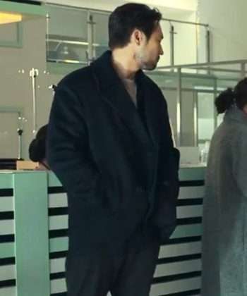 Jang Nan-gam Black Peacoat