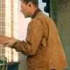 The Bricklayer 2024 Aaron Eckhart Brown Jacket