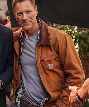 Aaron Eckhart Cotton Jacket
