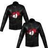 Heart Printed Couple Jacket