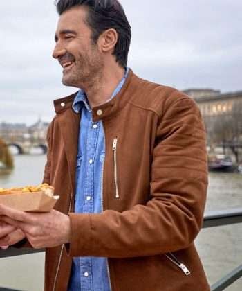 Crimes Of Fashion Killer Clutch Gilles Marini Brown Jacket