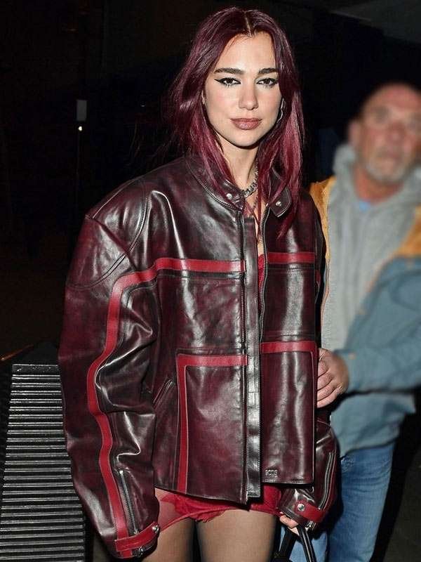 Dua Lipa Leather Jacket