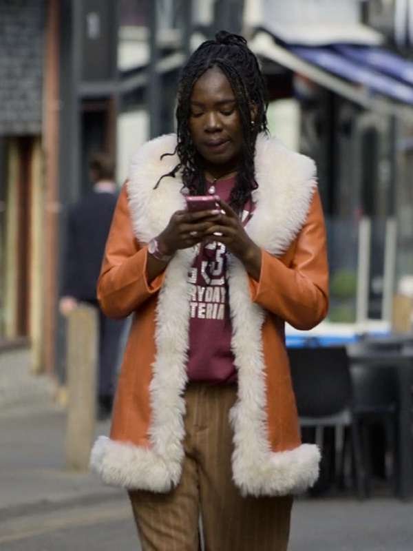 Vivian Oparah Shearling Coat
