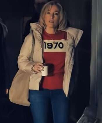 Scoop 2024 Gillian Anderson Puffer Jacket