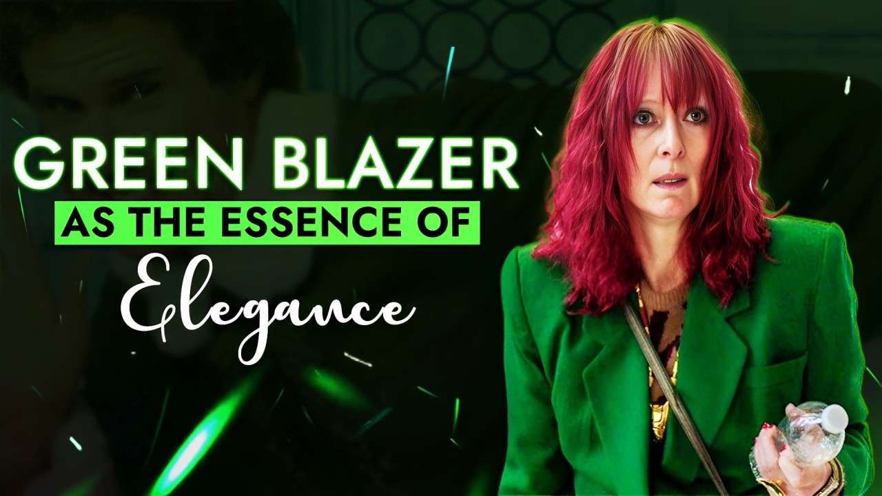 Green Blazer as the Essence of Elegance 