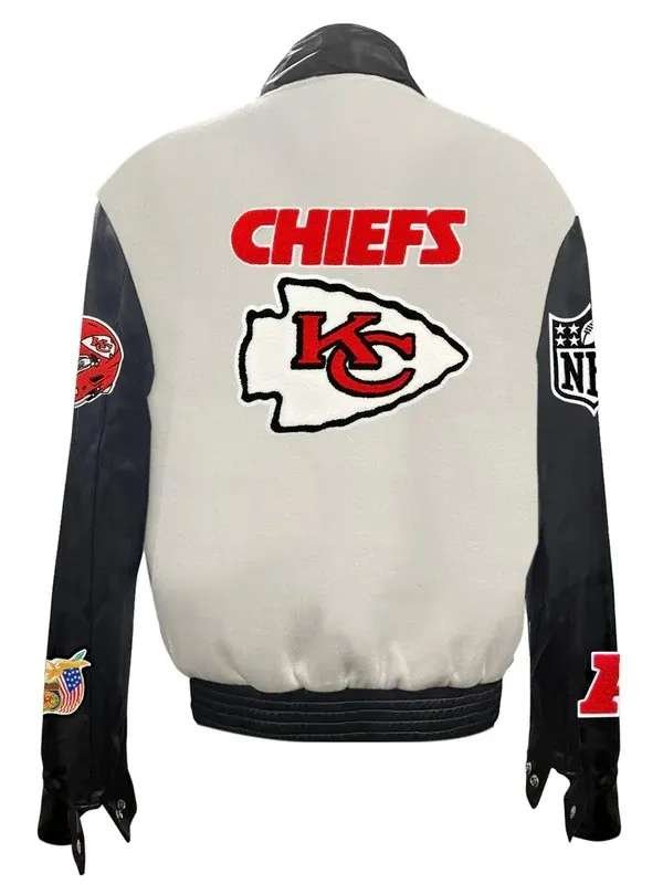 Travis Kelce Chiefs Varsity Jacket - Image 3