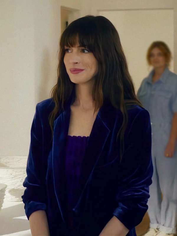 The Idea Of You Anne Hathaway Blue Blazer