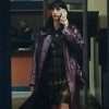 The Gentlemen S01 Kaya Scodelario Leather Coat