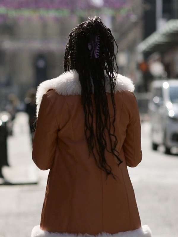 Dead Hot S01 Jess Shearling Coat