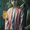 Charlie Pink Bomber Jacket