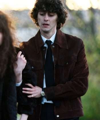 TV Series This Town 2024 Ben Rose Brown Suede Jacket