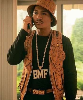 Big Meech Brown MCM Leather Vest
