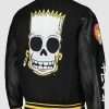 The Simpsons Black Varsity Jacket