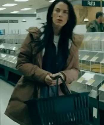 A Stranger’s Child Jessica Lowndes Brown Hooded Coat