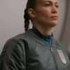 ATLAS Movie Jennifer Lopez Gray Jacket