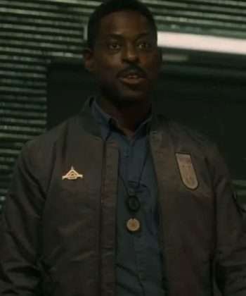 ATLAS Sterling K. Movie Brown Gray Bomber Jacket