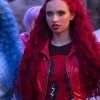 The Rise Of Red Movie 2024 Kylie Cantrall Red Cropped Leather Jacket