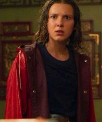 Alternative view of Stranger Things S04 Eleven Red Coat