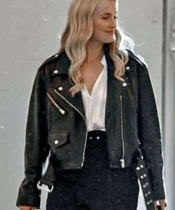 Emily In Paris Camille Black Leather Jacket