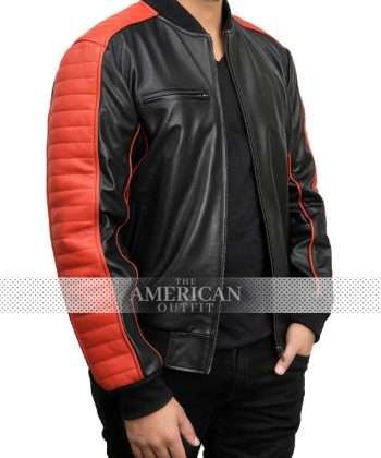 Alternative view of The Fall Guy 2024 Ryan Gosling Miami Vice Stunt Team Jacket