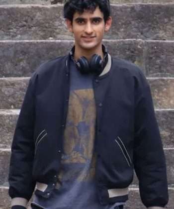 A Good Girl’s Guide to Murder S01 Ravi Singh Black Bomber Jacket