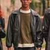 A Good Girl’s Guide to Murder S01 Zach Chen Black Bomber Jacket