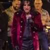 Alice Cooper Singer Red Velvet Coat