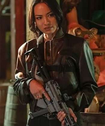 Bad Boys Ride or Die 2024 Levy Tran Black Leather Jacket