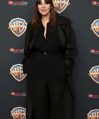 Alternative view of Beetlejuice Beetlejuice Monica Bellucci Black Trench Coat