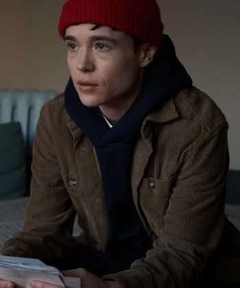 Close to You 2024 Elliot Page Brown Jacket