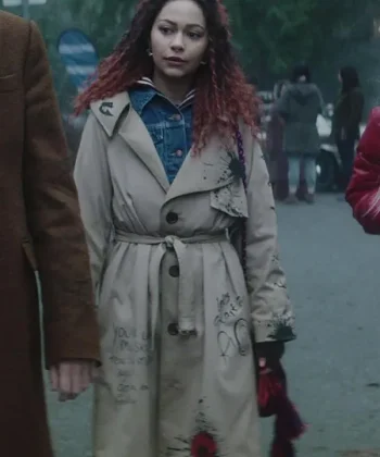 Crystal Palace Dead Boy Detectives Beige Trench Coat