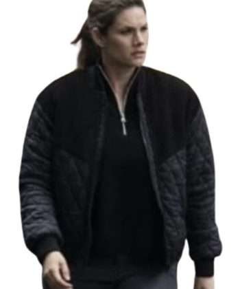 FBI S06 Mag­gie Bell Black Sher­pa Jacket