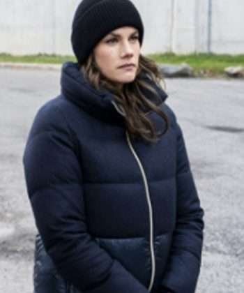 FBI 2024 Missy Peregrym Black Puffer Jacket