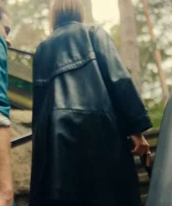 Jella Haase Kleo Trench Leather Coat