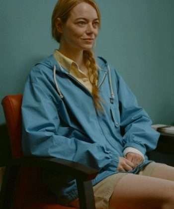 Kinds of Kindness Emma Stone Blue Jacket