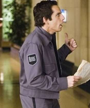 Night at the Museum Ben Stiller Grey Uniform Jacket