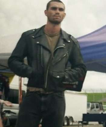 One Fast Move 2024 K.J. Apa Leather Jacket