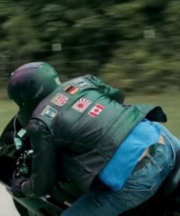 One Fast Move K.J. Apa Black Leather Jacket