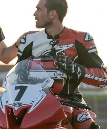 K.J. Apa One Fast Move Racer Leather Jacket