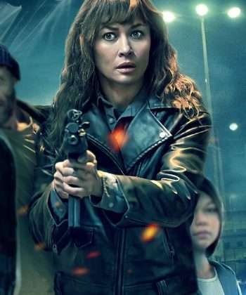 Paradox Effect Olga Kurylenko Black Leather Jacket