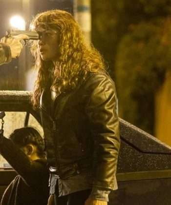 Paradox Effect Olga Kurylenko Black Biker Leather Jacket