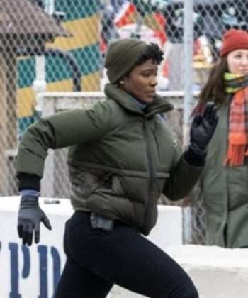 Katherine Renee Kane FBI S05 Green Puffer Jacket