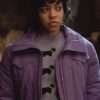 Stranger Things S05 Erica Sinclair Purple Jacket