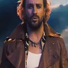 Tom Ryder The Fall Guy Brown Trench Coat